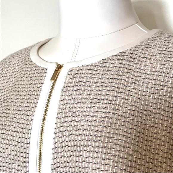 CALVIN KLEIN Tweed Zipper Jacket - Picture 6 of 10